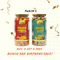 Pop Edit Makhana Combo – Tangy Tomato & Minty Rush - 200g | Flavoured Foxnuts | Roasted Makhana Snack Pack