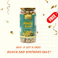 Pop Edit Minty Rush Makhana 100g Jar | Pudina Flavoured Roasted Fox Nuts | Roasted in Olive Oil | High Protein Healthy Snack