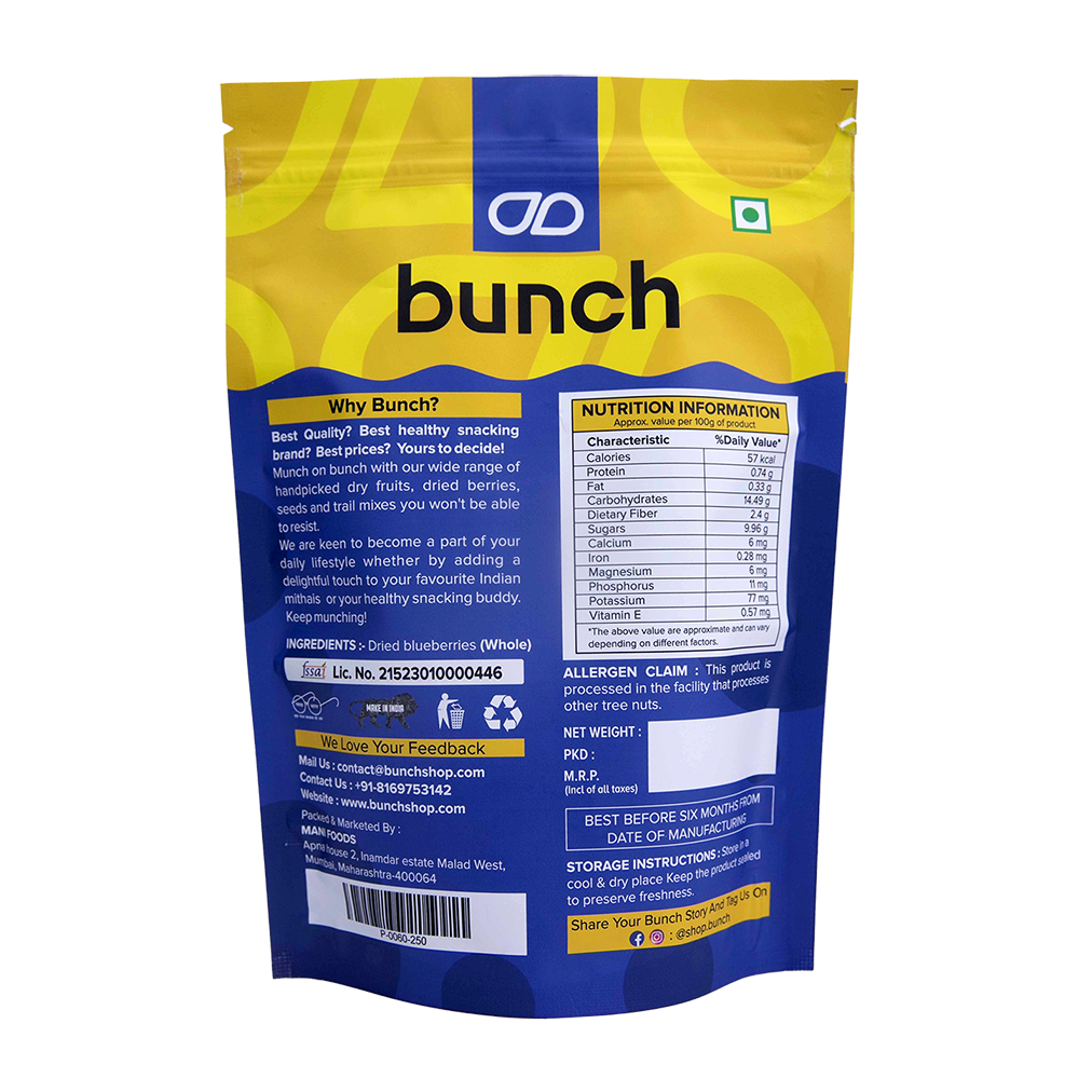 Dried Cranberries & Blueberries Duo Pack | combo 400 gm