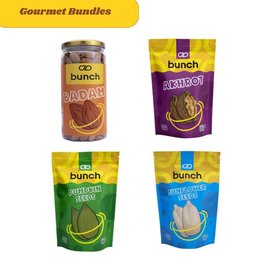 Bunch Health Reflect Combo|Almonds, Walnuts, Pumpkin Seeds , Sunflower Seeds |  1.2 kg