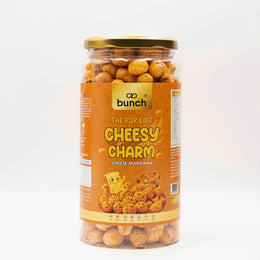 Pop Edit Cheesy Charm – Cheese Makhana 100g Jar