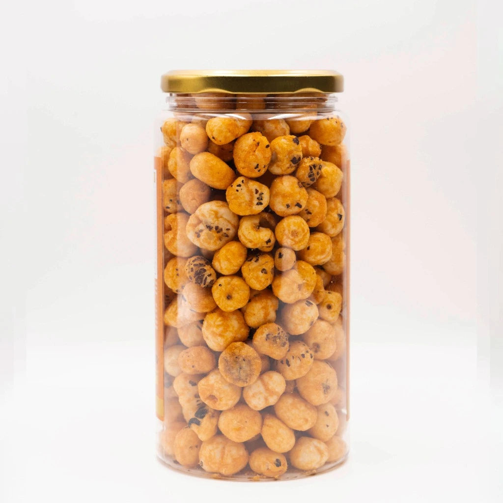 Pop Edit Cheesy Charm – Cheese Makhana 100g Jar | Roasted Fox Nuts in Olive Oil