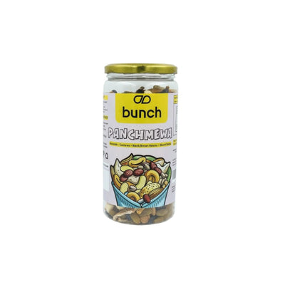 Panchmeva Dry Fruits Mix | Premium Traditional 5 Dry Fruits Blend  | 500gm Jar