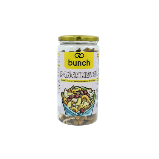 Panchmeva Dry Fruits Mix | Premium Traditional 5 Dry Fruits Blend  | 500gm Jar