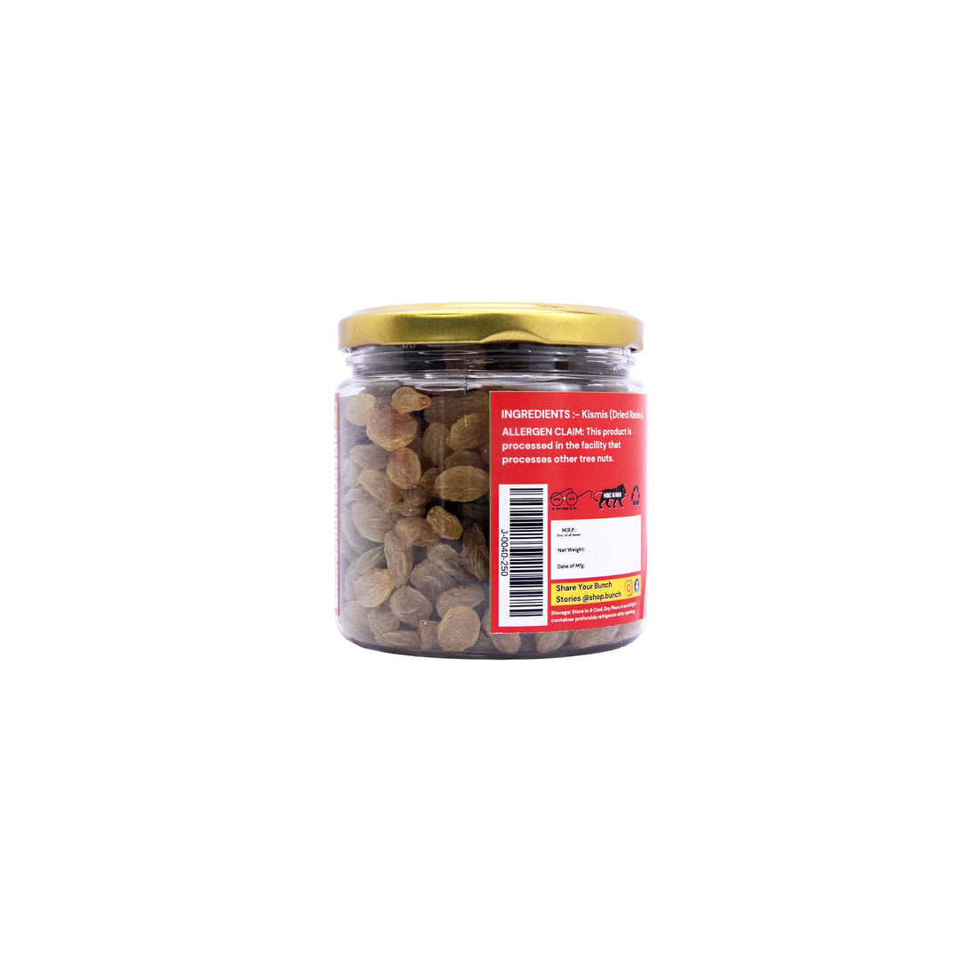 Bunch Brown Indian Raisins | Premium Kishmish | 200gm