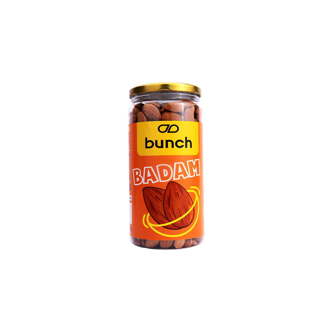 Premium Jumbo California Almonds (Badam) Jar | Crunchy & Nutritious Healthy Snack
