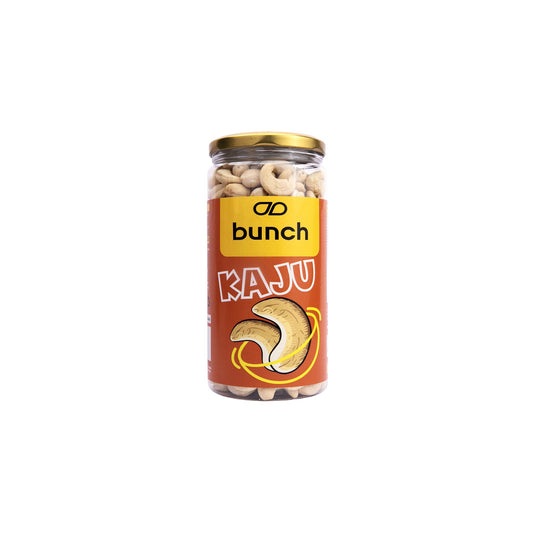 Bunch Premium Jumbo Cashews W240 | Whole Cashew Nuts Jar
