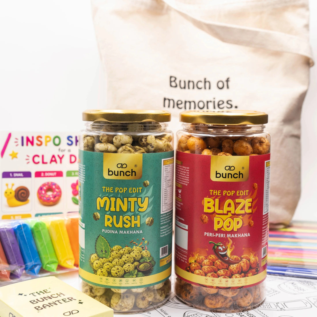 Rakshabandhan Activity Hamper | Gift Bag with Games, Art Activities & Snacks | Bunch of Memories