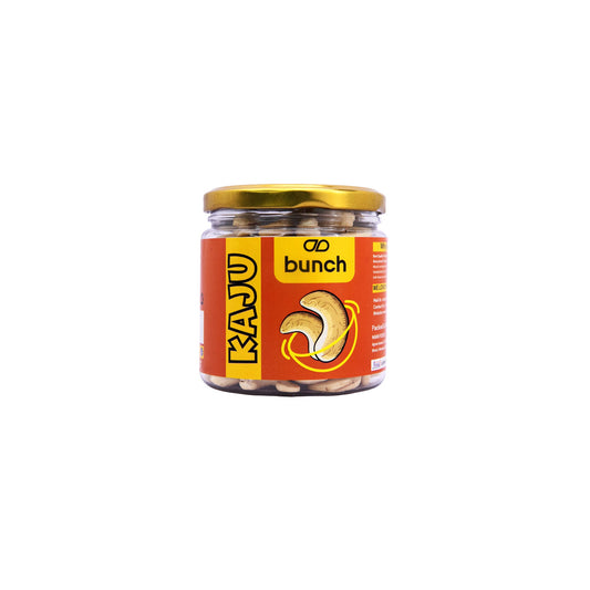 Bunch Premium Jumbo Cashews W240 | Whole Cashew Nuts Jar