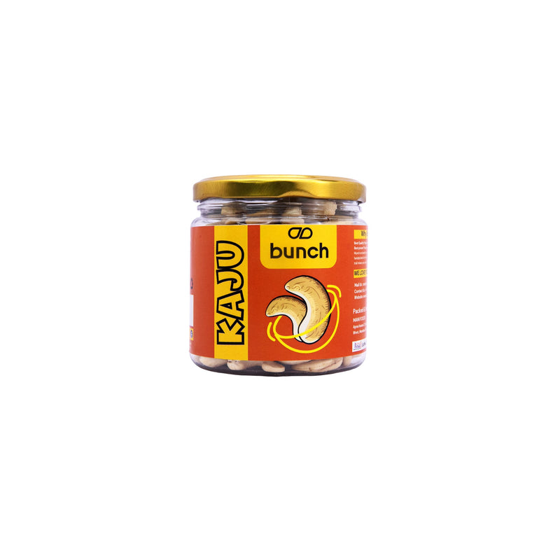 Bunch Premium Jumbo Cashews W240 | Whole Cashew Nuts Jar