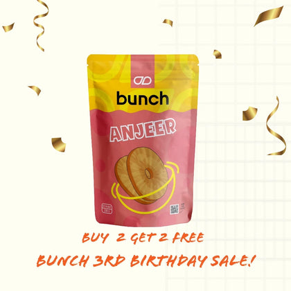 Bunch Raw Anjeer (Dried Figs) 300g – Premium Dry Fruit for Breakfast, Oats & Snacking