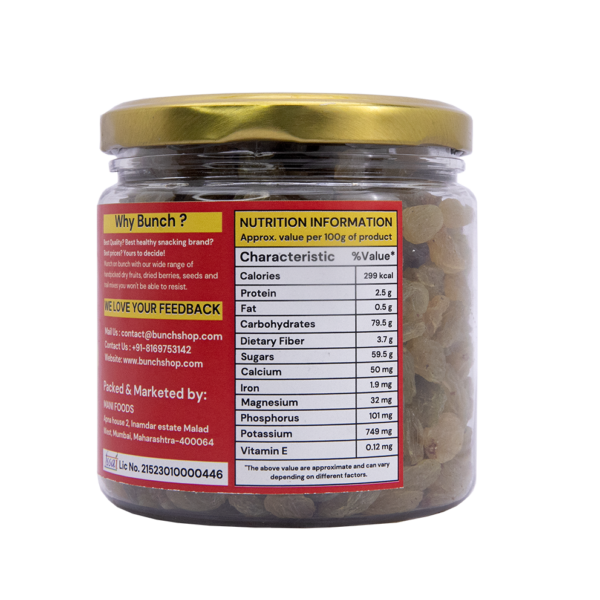 Brown Raisins |  250gm Jar - Image 2