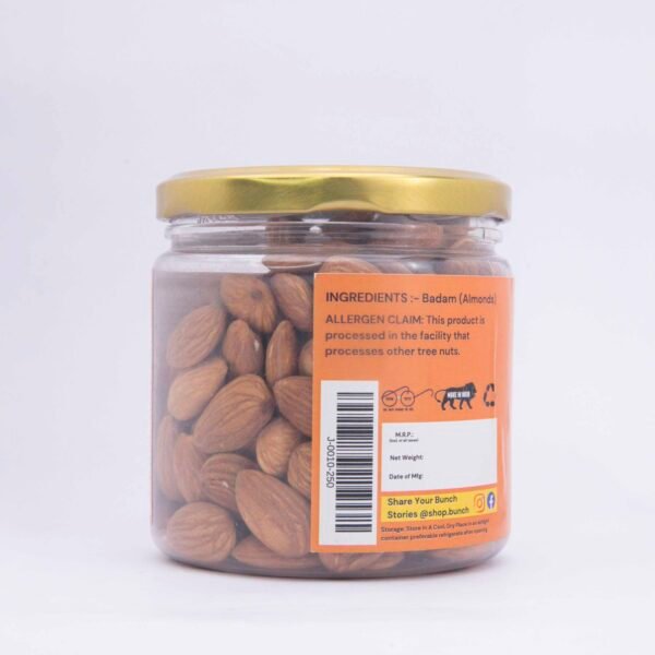 Bunch California Almonds (Badam) | Jars - Image 3