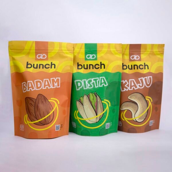 Bunch Combo | Badam, Pista & Kaju | Pouches 350 gm