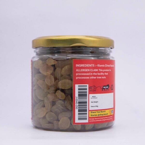 Combo - Almonds, Pistachios, Cashew, Raisins Jar (pack of 4) - 900 gm - Image 5